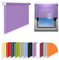 FENSTERROLLO DUOROLLO 60 CM BREIT 175 CM LANG PINK INKL. SEILZUG FENSTERROLLO KLEMMROLLO JALOUSIE