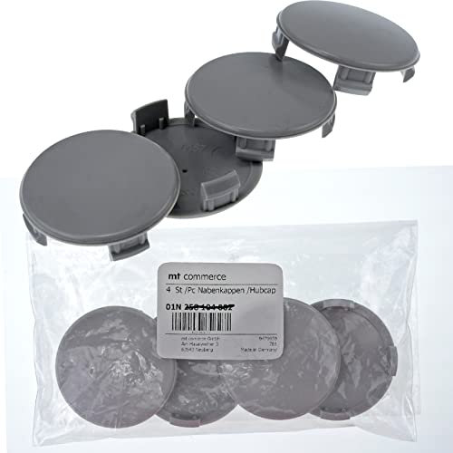 RKC 4X 56 mm Nabenkappen Felgen Deckel Kappen Grau für BMW Active Tourer BMW i3 Mini