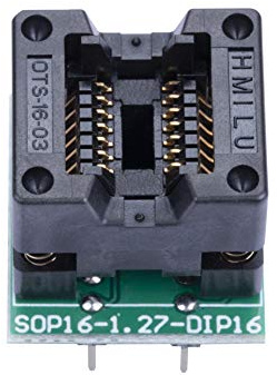 CQRobot IC Programmer Adapter SOP16 to DIP16, Pitch 1.27mm OTS-16-1.27-03 for SOP Package.