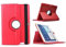 Funda Tablet Compatible con BQ Edison 3 Quad Core 10.1 360º giratoria Roja