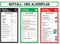 Max Systems Aushang am Arbeitsplatz - Notfall- und Alarmplan - Kunststoff - 30 x 42 cm