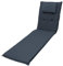8 cm Doppler Luxus Rollliegenauflage mit Kopfkissen 7840, anthrazit Uni, Made IN Europe