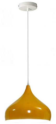 LEDSone Modern Italian Yellow Chandelier Vintage Pendant Light Shade Industrial Hanging Ceiling Lighting Ideal for Dining Room, Bar, Clubs and Restaurants E27 Base (Mosque)