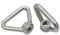 4Pack M12 Ringmuttern, 304 Edelstahl-Dreieck-Augenmuttern, Hubring-Augenmuttern, Ösen, Augenmuttern