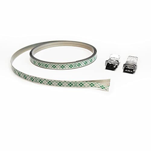INVISIBLE Set universal 8mm 2pol RR 2Meter transparent