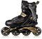 Spokey Prime PRO Inline Skates für Erwachsene bis max. Gewicht 100 kg| Alu-Schienen, Kugellager ABEC-9 Carbon, PU Rolle 82 A, Rollengröße: Ø 80 mm, anatomische Innensohle, Heelock