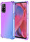 GOKEN Hülle für Oppo A94 5G / Reno 5Z 5G (Reno5 Z 5G), Schutzhülle TPU Silikon Handyhülle mit Farbverlauf Design, Transparent Stoßfest Bumper Case Soft Flex Cover, Lila/Blau