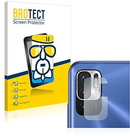 BROTECT Schutzglas für Xiaomi Redmi Note 10 5G (NUR Kameraschutz) Schutzfolie Panzer Folie Glas Displayschutz Made in Germany [ 9H, Anti-Fingerprint]