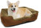 Nobleza Hundebett, Grosse Hunde körbchen, Hundesofa, Hundekissen, Hundekorb Bezug Waschbar, M 75 * 50cm