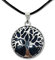 Cotigo - Collier arbre de vie avec pendentif pierre naturelle Energetiques - Différentes pierres semi-précieuses (Aventurine)