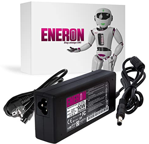 ENERON 90W 19V 4.74A Laptop Netzteil Ladegerät für Samsung R720 R710 NP350V5C R580 NP300E5A RV510 RV720 R510 R410 NP550P5C NP355V5C R520 NP305E7A RV520 Notebook AC Adapter, Stecker: 5.5x3.0mm
