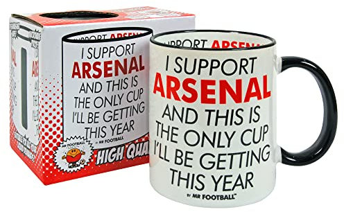 Bomblighters I Support Arsenal Mug - and This is The only Cup This Year Football