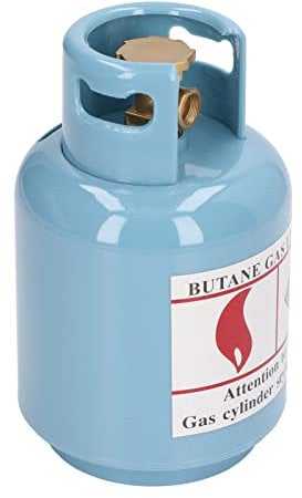 Lantuqib Gas Bottle Piggy Bank, Large Capacity Coins Storage Unique Sturdy Plastic Piggy Bank (blue)