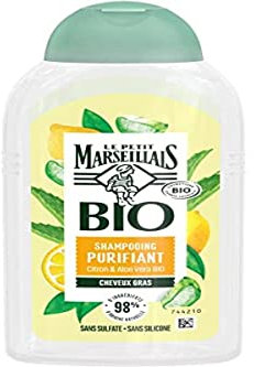 Le Petit Marseillais Bio Reinigendes Shampoo, Aloe Vera & Zitrone, 1 Stück, 250 ml