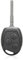 3 Buttons Car Key Fob Case For Ford Focus Fiesta Fushion Galaxy Mondeo S-Max C-Max M-ondeo Car Key shell with HU101 Uncut Blade