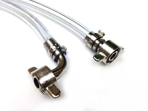 Bierschlauch 10x15mm mit Anschlüsse verschiedene Längen für Zapfanlage Bierkühler Durchlaufkühler (2)