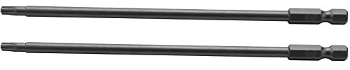 KVSERT Lot de 2 embouts de tournevis magnétiques Torx 1/4 T20 de 150 mm de long