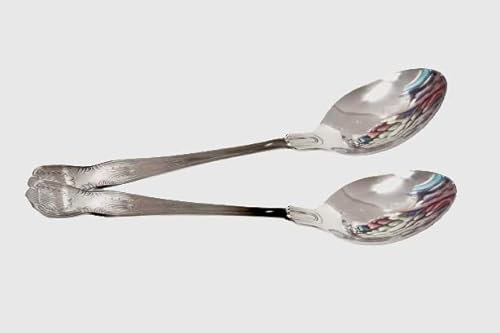2 X Stainless Steel Large Serving Spoon Kings Pattern - Premium Quality 10 Inch