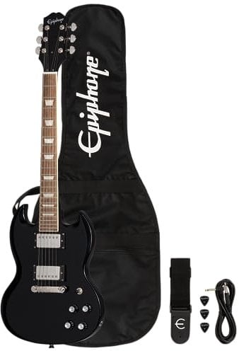 Epiphone Power Players SG Dark Matter Ebony E-Gitarre