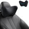 HommyFine Auto Nackenkissen Kopfstütze, Nackenstütze Auto aus Memory Foam und atmungsaktiver Abnehmbarer Abdeckung, Weichheit Auto Kopfstütze Kissen zum Fahren