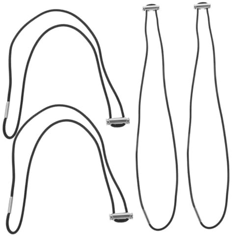 VILLFUL 4pcs Elastic Band for Trash Can Adjustable Trash Bag Fixing Bands Circumference for Garbage Bin Use