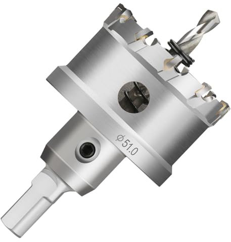 scie cloche en carbure de tungstène, ouvre-trou en métal en acier inoxydable, foret extensible, 145 mm