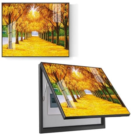 Electric meter wall decoration Creative Electric Panel Decoration Box Distribution Box Decorative Painting Wall Hanging Painting with Hydraulic Rod Supports