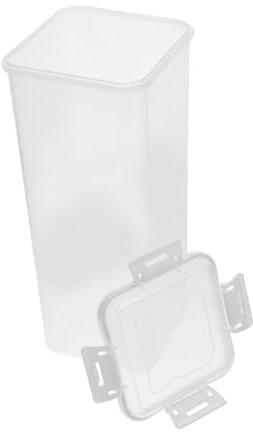 Cabilock Grey Bread Storage Box Portable Bread Container Lids for Kitchen Airtight Keeper Compact Storage Case