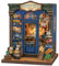 Fsolis DIY Book Nook Kit - Holz Puppenhaus Bausatz, Miniatur Tiny House Bastelset für Bücherregal Deko, Kreatives Home Desk & DIY Geschenkidee(Journey Trace Bookshop)