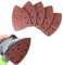 40 Pieces Sanding Pads, 11 Hole Sanding Sheets Hook and Loop 8Pcs Each Assorted 40/60/80/120/180 Grits, Sanding Pads Compatible with Bosch Multi-sander Psm 100a, Psm 200 Aes, Psm 18