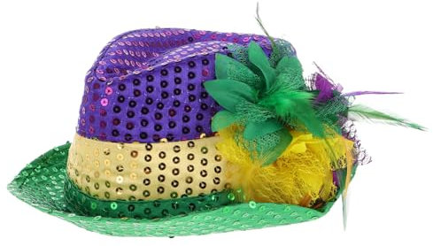 SAFIGLE Karnevals hüte goldener hut Karnevalhut für Karneval-Cowboyhut-Mann -Mardi-Gras-Outfit-Kostüm Karneval-Baseball-Mütze karnevalsoutfit für damen Karneval Hut Tuch
