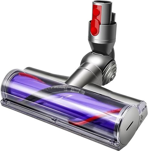 Tête de Brosse pour Dyson V7 V8 V10 V11 V15 SV10 SV11 SV12 SV14 Brosse électrique, brosse aspirateur, Brosse Motorisée pour Tapis et Sols Durs Pièce de Rechange 967483-04