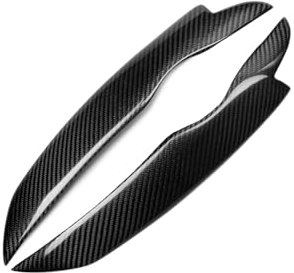 adesivi per sopracciglia automatici Copertura for palpebra sopracciglio faro in fibra di carbonio, adesivo for auto, for Volkswagen, for Golf 5 V Mk5 2005-2009