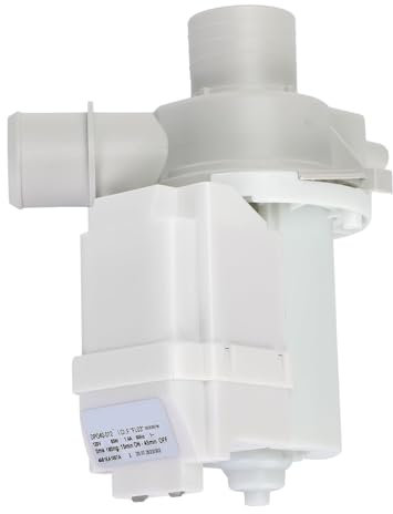 DP040-012 Motor de la bomba de desagüe de la lavadora Compatible con LG, Compatible con Kenmore, Compatible con GE - Sustituye a 4681EA1007A, 5859EA1004F, 5859EA1004G, 5859EA1004P