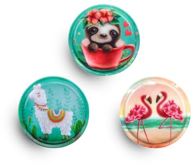 Belmil Patches mit Klettverschluss Set 3-teilig- kompatibel mit Schulranzen Comfy/Smarty (Summer Love 2)