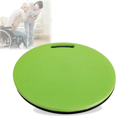 Drehscheibe Umsetzhilfe Für Ältere Und Behinderte Patienten bis 150 Kg, Drehteller Transferhilfe, Umsetzhilfe drehteller, Der Häuslichen Pflege Mobility Aid Transfer Disc,Grün