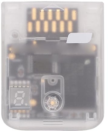 YUEHISY Memory Card, 128MB High Capacity (2043 Blocks), LED Display for Easy Tracking, Compatible with Game Console
