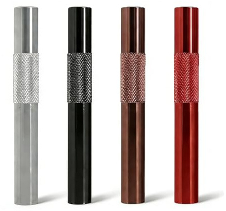 4 PCS Reusable Metal Tube, Mini Drinking Straws | Aluminum Alloy, Portable Tube Straw for Travel Camping Picnics Outdoor Activities