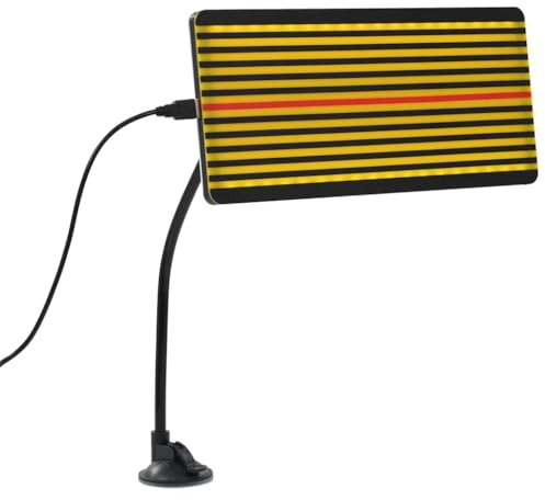 Teenpull LED-Ausbeulschild mit flexiblem Arm und starkem Saugnapf, 32x15 cm, USB-betriebenes Handwerkzeug für lackschadenfreies Ausbeulen von Dellen an Auto, SUV, LKW, ideal für Werkstatt, Reparatur