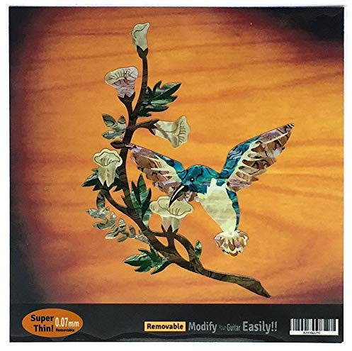 Inlaystickers Sticker für Gitarren & Bass - Hummingbird DX, B-143HB-14