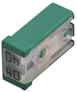 HELLA 8JS 218 228-051 Fuse - MCASE fuse - 40A - Voltage to: 32V - Green