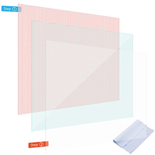 NAmobile Schutzfolie für 10-10.1 Zoll Tablet klar Displayschutzfolie Universal Displayfolie, Stückzahl:2 Stück