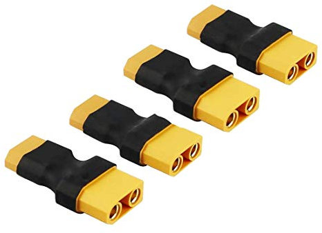 FLY RC 4stücke XT90 Stecker auf XT60 Buchse Konverter Adapter für LiPo Elektrisches Quad/ESC