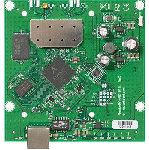 MikroTik, RouterBOARD 911 with 600MHz Atheros CPU, 64MB RAM, 1x LAN, built, in 5Ghz 802.11a/n