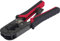 TOOLCRAFT Crimp- und Abisolierzange | modularstecker Zange | Crimpwerkzeug | crimpen RJ11 | Westernstecker Werkzeug | Abisolierzange Ethernet | Abisolierwerkzeug | Netzwerkzange