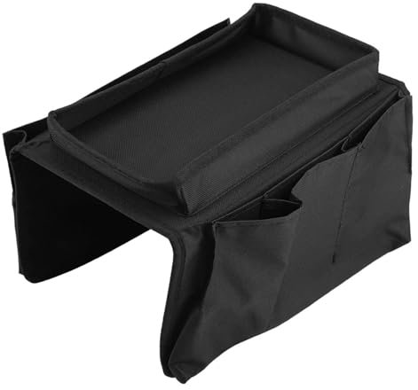 Sofa Armrest Organiser Sofa Bag Mit Cup Holder, Faltbar Sofa Butler Mit Tablett Caddy, Organizer Für Die Sofa-Armlehne, Aufbewahrungstasche Für Snacks, Getränke, Magazin, Handy