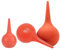 3Pcs Rubber Suction Ear Syringe Bulb 30ml 60ml 90ml, Reusable Ear Cleaner Ear Washing Squeeze Bulb Cleaning Ball for Ear Wax Removal, Suitable for Adults and Children