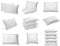 sunnypillow Premium Kopfkissen 2er Set Kissen 70x90 cm Füllung - Kissenfüllung Füllkissen Innenkissen Sofakissen groß - fest gefüllt, für Allergiker geeignet