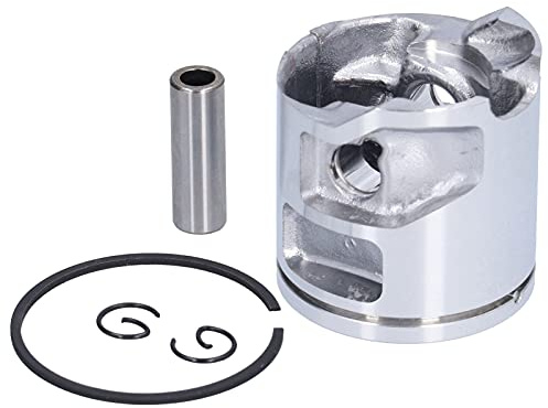 Kolbensatz 46mm für Kettensäge Ersatzteil passend gängige Modelle mit linearem Antrieb Ring Set Kompatibel