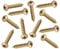 TERF® 4.0mm X 20mm (No. 8 X 0.79) Pozi Drive Pan Head Steel Screws 4.0mm X 20mm Zinc Yellow Self Drilling Self Tapping Wood Screw Chipboard and Multi Purpose Screw - Pack of 100